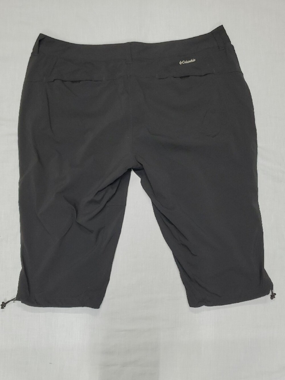 Women's Black Bermuda Shorts with Adjustable Hem #187 - Picture 5 of 8